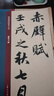 趙孟頫書前后赤壁賦/經(jīng)典碑帖放大本 曬單實(shí)拍圖