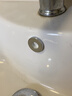 富格威全銅洗手盆溢水孔塞洗臉盆水池漏塞防臭堵口器溢水口裝飾蓋密封蓋 亮銀*1個(gè)裝 全銅*防蟲(chóng)臭/自閉合>溢水口蓋子 曬單實(shí)拍圖
