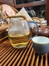 禾器·炫彩茶具配件高階澄然茶海高硼硅耐高溫加厚玻璃公道杯水杯茶杯分茶器 澄然茶海320ml（藍金） 曬單實(shí)拍圖
