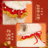 曇蓓漫貓咪衣服圍脖狗狗新年春節圍巾喜慶發(fā)財可愛(ài)寵物圍脖過(guò)年配飾項圈 【新春有錢(qián)】寵物圍脖 S碼（建議8斤內寵物） 自由調節系繩款丨有你更“有錢(qián)” 曬單實(shí)拍圖