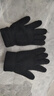 銘隋手套男冬季雙層加絨加厚保暖防寒可觸屏東北騎車(chē)加大碼五指棉手套 雙層加厚-黑色 曬單實(shí)拍圖