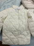 IEF/愛依服棉服女2024新款冬季時(shí)尚法式設(shè)計(jì)感保暖棉衣外套 杏 L 曬單實(shí)拍圖