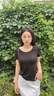 嫻柔2025新款黑色莫代爾t恤女短袖修身薄款冰絲低領(lǐng)大領(lǐng)口緊身上衣 黑色【莫代爾-圓領(lǐng)】 L 建議(100-110斤) 曬單實(shí)拍圖