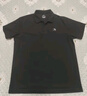 361°短袖t恤男POLO衫男士翻領(lǐng)體恤夏季半袖冰絲速干運動(dòng)服跑步健身衣 超級黑 M (170/92A) 曬單實(shí)拍圖