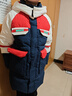 鴨鴨（YAYA）兒童羽絨服男童女童中長款2024新款洋氣中大童加厚冬季裝童裝SE 藏青 160 曬單實拍圖