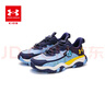 安德瑪（Under Armour）男女童便捷抽繩鞋帶防水鞋面防撞防滑戶外鞋2431503 藍(lán)色 33碼  曬單實拍圖