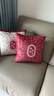 慢說(shuō)客廳沙發(fā)靠枕含芯枕套新年床頭靠墊紅色抱枕現代簡(jiǎn)約靠背墊腰枕頭 紅石榴福到我家 45cm*45cm 含枕芯 曬單實(shí)拍圖