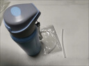UOSO臥床老人用的保溫杯防嗆帶吸管杯老年人病人防嗆躺著喝 藍色  【重力球款】 260ml 曬單實拍圖