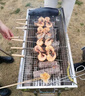 格術(shù)戶外不銹鋼燒烤爐家用bbq便攜可折疊燒烤架木炭燒烤炭烤爐燒烤箱 省心組合裝-燒烤工具8件含5斤碳 曬單實拍圖