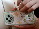 淺笙OPPOA3iPlus手機(jī)殼新款硅膠軟殼OPPO A3i plus小清新5G全包防摔外殼網(wǎng)紅高級感顏值少女保護(hù)套 【油畫花-淺綠】送掛環(huán) OPPOA3iPlus 曬單實(shí)拍圖