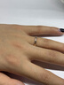 蕭邦（Chopard）明星同款小冰塊窄版戒指女士18K玫瑰金戒指情侶七夕禮物官方正品 18K玫瑰金單鉆 53 曬單實(shí)拍圖