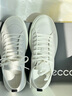 愛(ài)步（ECCO）板鞋女 增高厚底簡(jiǎn)約百搭平底鞋牛皮休閑鞋 街頭856813 HL 白色85681350874 39 曬單實(shí)拍圖