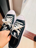 匡威（Converse）中性Chuck Taylor SEASONAL低幫系帶帆布鞋/硫化鞋 570256C 37 曬單實(shí)拍圖