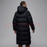 Jordan男子喬丹 長(cháng)款羽絨服 防寒保暖 連帽擋風(fēng)外套FV7270-010黑2XL 曬單實(shí)拍圖