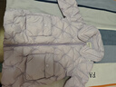 戴維貝拉（DAVE＆BELLA）兒童中長款羽絨服保暖白鴨絨衣服加厚中大童外套女童上衣冬裝新款 豆蔻紫【現(xiàn)貨】 120 cm（建議身高110-120cm） 曬單實(shí)拍圖