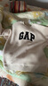 GAP男女裝仿羊羔絨貼布繡抓絨衛衣套頭上衣609065 米色 XL (180/100A) 亞洲尺碼 曬單實(shí)拍圖