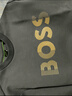 雨果博斯（HUGO BOSS） 3D logo徽標刺繡圓領(lǐng)長(cháng)袖套頭衛衣男款50493511027 深灰色 M  曬單實(shí)拍圖