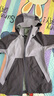 迪卡儂（DECATHLON）沖鋒衣男女男款登山防風(fēng)防水夾克風(fēng)衣單層硬殼沖鋒衣MH500 蒼紫色(女) XS 曬單實拍圖