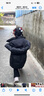 巴拉巴拉兒童羽絨服中長款連帽男童女童冬裝外套保暖童裝 黑色90001-灰鴨絨 120cm（充絨量100g） 曬單實(shí)拍圖