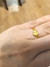 中國黃金（CHINA GOLD）黃金戒指女999足金四葉草戒指素圈指環(huán)七夕情人節(jié)生日禮物送女友 京速達(dá)*足金戒指 約2-2.1g【品牌禮盒】 曬單實(shí)拍圖
