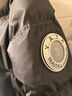 鴨鴨兒童羽絨服男童冬季短款加厚保暖休閑學(xué)生連帽中大童裝外套HR 黑色 140 曬單實(shí)拍圖
