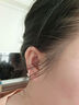 伊燦日韓無(wú)耳洞愛(ài)心耳夾女小眾設計感高級耳釘小巧簡(jiǎn)約耳飾S925純銀針 愛(ài)心軟墊耳夾款金色偏玫瑰金 曬單實(shí)拍圖