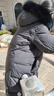 VEROMODA七夕禮物羽絨服24冬新款90絨可拆狐毛皮領(lǐng)長款羽絨服324412023 黑色 170/88A/L 曬單實(shí)拍圖
