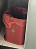 嘻吻樂紅色結(jié)婚用垃圾桶女方陪嫁婚禮家用客廳婚慶喜字子孫桶用品大全 吾家有喜垃圾桶_壓圈款(2個) 無規(guī)格 曬單實拍圖