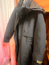 雪中飛新款黑曜石3.0鵝絨女士風(fēng)衣羽絨服長(cháng)款連帽極寒保暖時(shí)尚 黑色 S /160/84A 曬單實(shí)拍圖