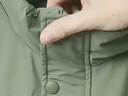 安踏（ANTA）【王一博同款】棉服保暖外套男女冬防潑水多口袋工裝上衣 暗宸綠-2 3XL (男190) 曬單實(shí)拍圖