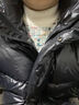 鴨鴨（YAYA）佟麗婭明星同款羽絨服2025年冬裝新款女過(guò)膝黑金中長(cháng)款加厚外套 黑色 L 165/88A 曬單實(shí)拍圖