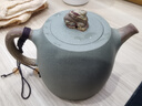 尊壺宜興紫砂壺手工茶具如意井欄茶壺豆青絞泥泡茶器 井欄壺父親節(jié) 曬單實拍圖
