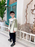 G.DUCKKIDS小黃鴨童裝男童外套春秋款2025新款兒童風(fēng)衣中大童拉鏈衫男孩上衣 綠色 130 建議7~8歲【120-130cm】cm 曬單實(shí)拍圖