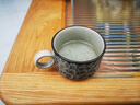 小半實(shí)木茶幾藤編櫻桃木客廳家用茶桌日式小戶(hù)型茶幾長(cháng)方形桌邊幾 曬單實(shí)拍圖
