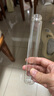 歐科弘直徑30mm管制瓶透明密封許愿瓶創(chuàng  )意漂流瓶螺口花茶膠囊分裝瓶 100ml 30*183氧化鋁銀蓋 曬單實(shí)拍圖