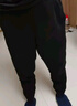 花花公子（PLAYBOY）褲子男春夏季休閑褲男士寬松束腳修身男裝潮流衛(wèi)長褲 黑色 2XL 曬單實(shí)拍圖