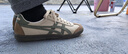 Onitsuka Tiger鬼塚虎TOKUTEN夏季奶茶色男女情侶款復(fù)古休閑德訓(xùn)鞋 咖啡色 38 曬單實(shí)拍圖