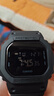 卡西歐（CASIO）手表男G-SHOCK經典小方塊時尚學生運動休閑血鶴石英電子表禮物 DW-5600BB-1/UBB-1 小方塊樹脂表帶 曬單實拍圖
