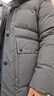 AIGLE艾高羽絨服秋冬款GTX-WS防風(fēng)加厚保暖上衣白鵝絨外套男 玄鐵灰 BE474 M (175/92A) 曬單實拍圖