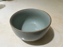 容山堂汝窯功夫茶杯茶碗開(kāi)片青瓷陶瓷建盞品茗杯單杯主人杯功夫茶具 曬單實(shí)拍圖