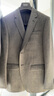 培羅蒙（BAROMON）【64.1%羊毛】西服套裝男修身職業(yè)西裝整套商務(wù)正裝結婚新郎男 灰色9332 170B 西褲碼數請備注 曬單實(shí)拍圖