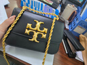 湯麗柏琦（Tory Burch）新品 女士ELEANOR系列手提單肩斜挎包鏈條包小號女包 73589 001 黑色 曬單實拍圖