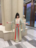 卡輯（KAARJIYY）漢服女永夜星河春夏季日常古裝流仙裙凌妙妙同款齊腰襦裙超仙飄逸 半壁+里衣+吊帶+裙子+披帛+腰帶 均碼 90-140斤可穿 曬單實(shí)拍圖