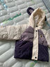 歡喜小熊寶寶棉服男童秋冬款棉襖兒童連帽冬季加厚棉衣女童冬裝外套衣服 曬單實拍圖