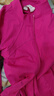 范斯蒂克（vansydical）立領(lǐng)拉鏈瑜伽服外套女開衫騎行服速干運動上衣長袖夾克秋冬健身服 電光玫紅 L (建議105-120斤) 曬單實拍圖