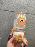 Diller兒童水杯tritan吸管杯學(xué)生上學(xué)專用直飲水壺夏天雙飲幼兒園喝水杯 卡其色-小棕熊 650ml 【吸管直飲】 曬單實拍圖