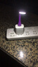 美克杰充電寶USBLED燈小臺燈電腦移動電源充電頭小燈小夜燈 USB燈3支裝 顏色隨機 曬單實拍圖