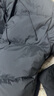 歐時(shí)力OCHIRLY  白鴨絨連帽長(cháng)款羽絨服大衣外套女保暖氣質(zhì)高級感 黑色 M 曬單實(shí)拍圖