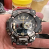 CASIO卡西歐大泥王二代 GSHOCK紅焱限定裂谷光能電波學(xué)生手表 GWG-2000 GWG-B1000-1A4紅色三代藍(lán)牙大泥 曬單實(shí)拍圖