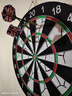 比比奇飛鏢盤(pán)家用室內套裝雙面植絨專(zhuān)業(yè)比賽公司團建娛樂(lè )用鏢靶18寸 曬單實(shí)拍圖